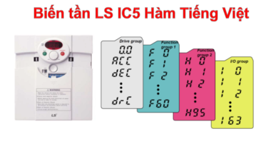 Hàm Tiếng Việt Biến tần LS IC5 hàm Tiếng Việt